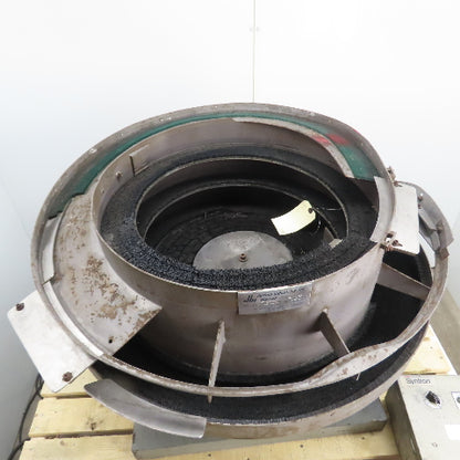 Jerhen Industries Vibratory Parts Feeder 24" ID x 10" Deep Bowl 1Ph 115V