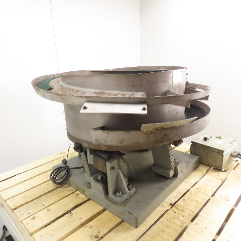 Jerhen Industries Vibratory Parts Feeder 24" ID x 10" Deep Bowl 1Ph 115V