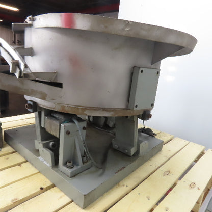 Jerhen Industries Vibratory Parts Feeder 24" ID x 10" Deep Bowl 1Ph 115V