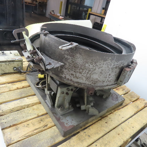 Jerhen Industries Vibratory Parts Feeder 24" ID x 7" Deep Bowl 1Ph 115V