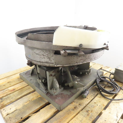 Jerhen Industries Vibratory Parts Feeder 24" ID x 7" Deep Bowl 1Ph 115V