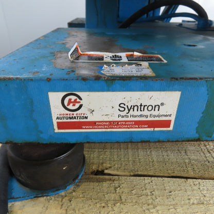 Syntron Vibratory Parts Feeder 24" ID x 12" Deep Bowl 1Ph 115V W/ Controller