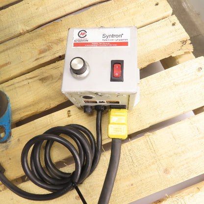 Syntron Vibratory Parts Feeder 24" ID x 12" Deep Bowl 1Ph 115V W/ Controller