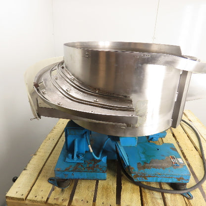 Syntron Vibratory Parts Feeder 24" ID x 12" Deep Bowl 1Ph 115V W/ Controller