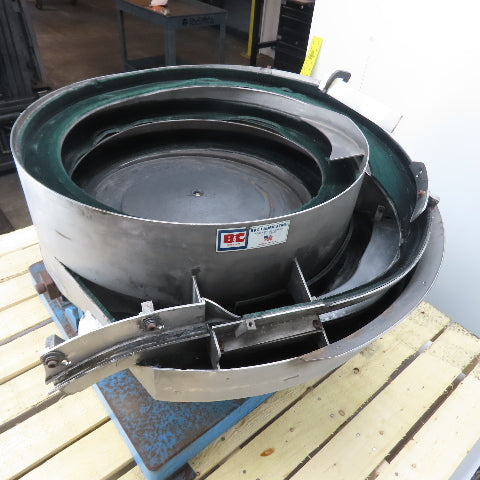 B&C Vibratory Parts Feeder 24" ID x 7" Deep Bowl 1Ph 115V (Parts/Repair)