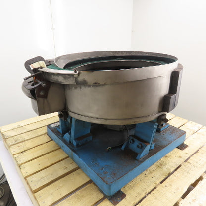 B&C Vibratory Parts Feeder 24" ID x 7" Deep Bowl 1Ph 115V (Parts/Repair)