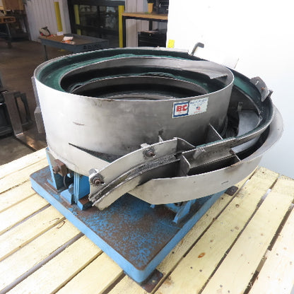 B&C Vibratory Parts Feeder 24" ID x 7" Deep Bowl 1Ph 115V (Parts/Repair)