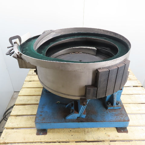 B&C Vibratory Parts Feeder 24" ID x 7" Deep Bowl 1Ph 115V (Parts/Repair)