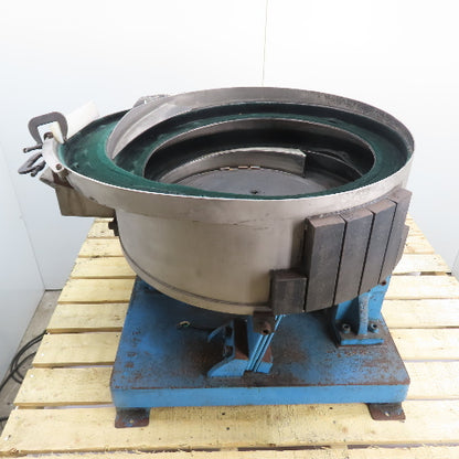 B&C Vibratory Parts Feeder 24" ID x 7" Deep Bowl 1Ph 115V (Parts/Repair)