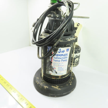 Wayne Water 1/3HP Thermoplastic Submersible Sump Pump 120V 1PH 9.5A Tested USA