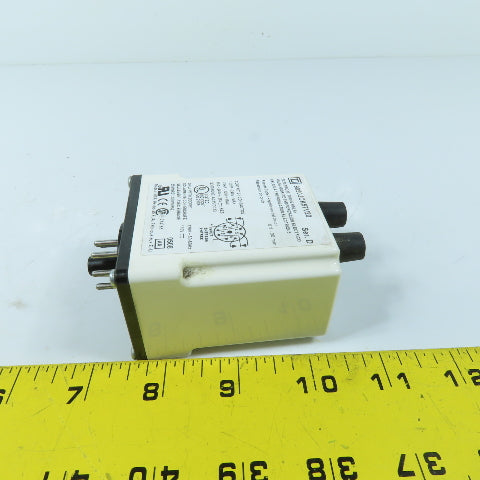 Square D 9050JCK57V20 Timing Relay Repeat Cycle 0.3-30 Min 120V 50/60Hz 110VDC