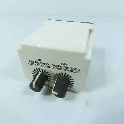 Square D 9050JCK57V20 Timing Relay Repeat Cycle 0.3-30 Min 120V 50/60Hz 110VDC