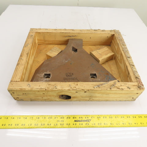 CF BC165H 13.5" Tall x 18" Wide Cast Iron Blade Tooth