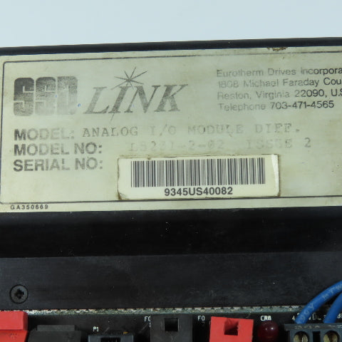 SSD Link L5201-2-02 Analog I/O Module Diff Issue 2