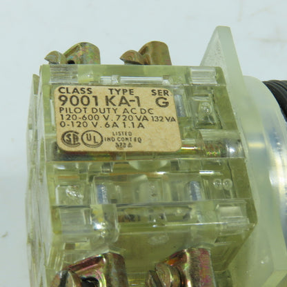 Square D 9001KS11K2 Key Operated Selector Switch 2 Position Maintained E-10 Key