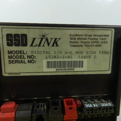 SSD Link L5202-2-01 Digital I/O A-L Mod High Freq Issue 2