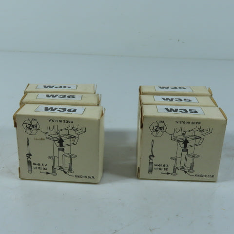 Allen-Bradley Type W Overload Heater Elements W35 W36 Lot Of 6