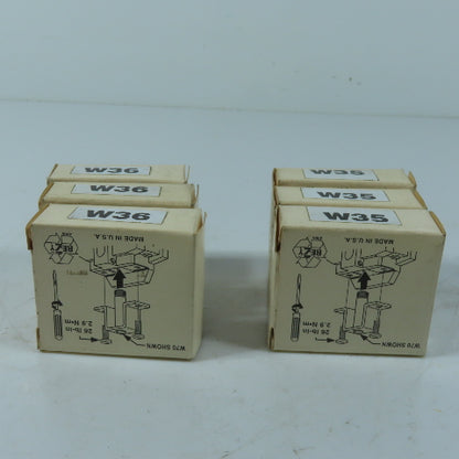 Allen-Bradley Type W Overload Heater Elements W35 W36 Lot Of 6