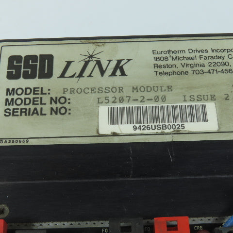 SSD Link L5207-2-00 Processor Module Issue 2