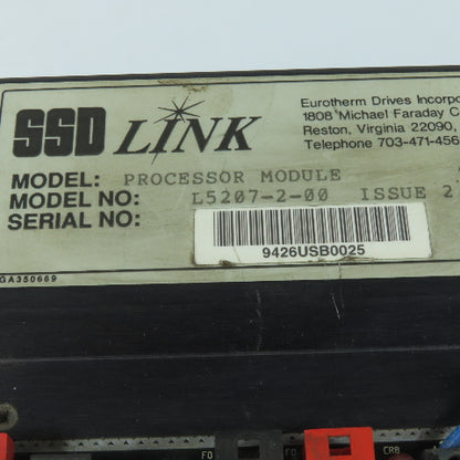 SSD Link L5207-2-00 Processor Module Issue 2