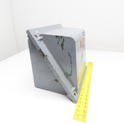 Heavy Duty Flanged Angled Motor Terminal Enclosure Box 15-3/4" x 15-1/2"
