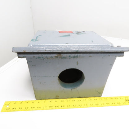 Heavy Duty Flanged Angled Motor Terminal Enclosure Box 15-3/4" x 15-1/2"