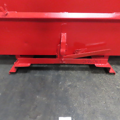 5 Cu Yard Self Dumping Trash Scrap Hopper 53" x 60" x 31" Inside
