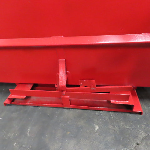 Wright 5 Cubic Yard Self Dumping Trash Scrap Hopper 96" x 63" x 42" ID