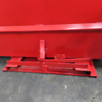 Wright 5 Cubic Yard Self Dumping Trash Scrap Hopper 96" x 63" x 42" ID