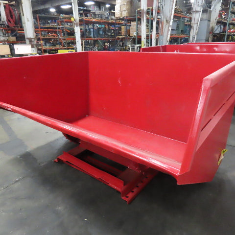 McCullough Wright 5 Cu Yard Self Dumping Trash Scrap Hopper 93"x65"x42" Inside