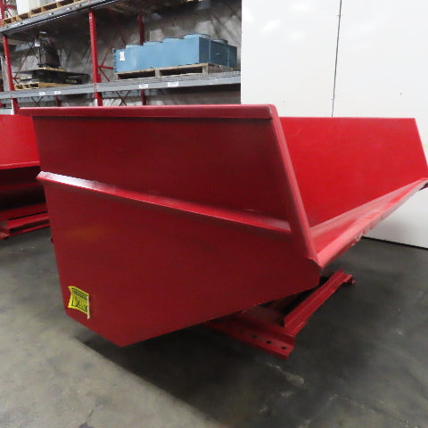 McCullough Wright 5 Cu Yard Self Dumping Trash Scrap Hopper 93"x65"x42" Inside