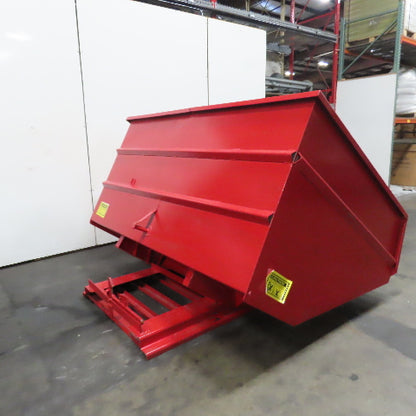 McCullough Wright 5 Cu Yard Self Dumping Trash Scrap Hopper 93"x65"x42" Inside