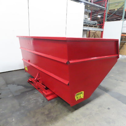 McCullough Wright 5 Cu Yard Self Dumping Trash Scrap Hopper 93"x65"x42" Inside