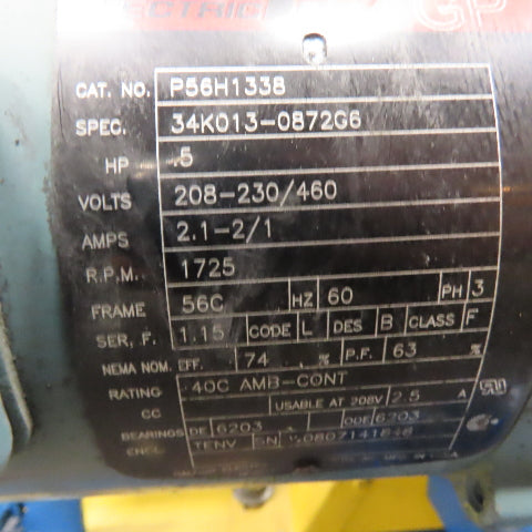 80" x 28.5" Chain Drive Power Roller Conveyor 3Ph 230/460V 22" BF 15FPM