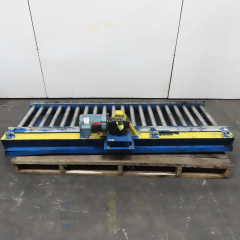 80" x 28.5" Chain Drive Power Roller Conveyor 3Ph 230/460V 22" BF 15FPM