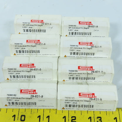 SPI Class ZZ Individual Pin Gage .639+ Lot Of 8