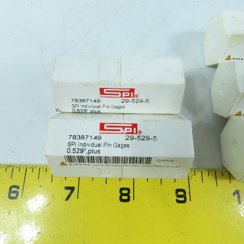 SPI Class ZZ Individual Pin Gage .0669+,.659+, 0.529+ Mixed Lot Of 8