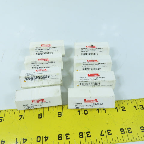 SPI Class ZZ Individual Pin Gage .0669+,.659+, 0.529+ Mixed Lot Of 8