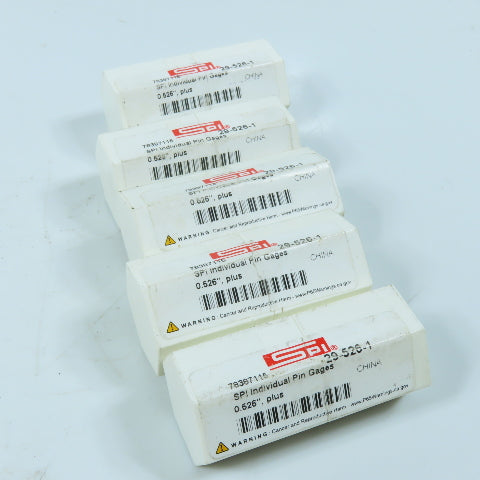 SPI 29-526-1 Class ZZ Individual Pin Gage 0.526"+ Lot Of 5