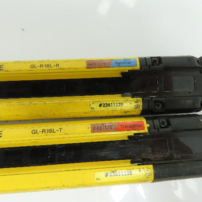 Keyence GL-R16L-T GL-R16L-R Safety Light Curtain Transmitter and Receiver Set