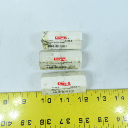 SPI 19-605-5 Class ZZ Individual Pin Gage 0.605"- Lot Of 3