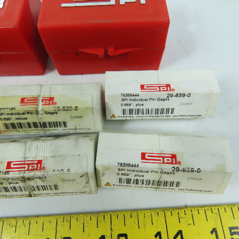 SPI 29-529-5 Class ZZ Individual Pin Gage Misc. Lot Of 11