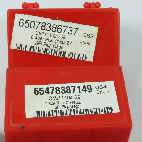 SPI 29-529-5 Class ZZ Individual Pin Gage Misc. Lot Of 11