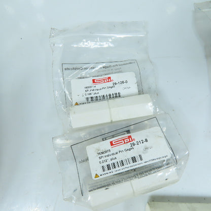 SPI 19-067-8 Class ZZ Individual Pin Gage 0.206"-, 0.100"+ Misc. Lot Of 20
