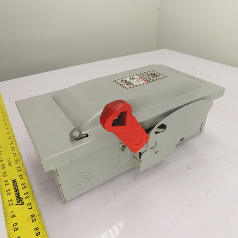 Siemens HF361 30A 3P Fusible Heavy Duty Safety Disconnect Switch 600VAC 250VDC