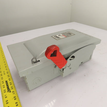 Siemens HF361 30A 3P Fusible Heavy Duty Safety Disconnect Switch 600VAC 250VDC