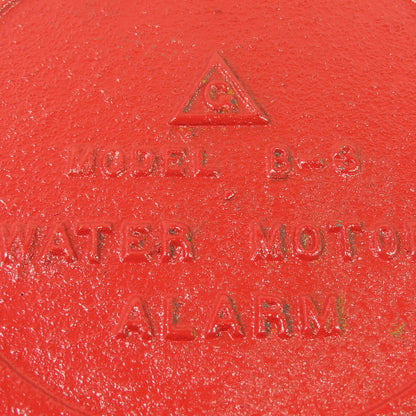 Globe B-3 Water Motor Alarm Gong Fire Protection Valve Component
