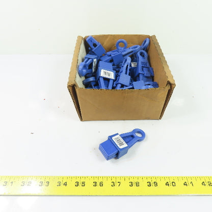 Homax Easy Tarp Clip Blue Plastic Tarp Fasteners Lot Of 22