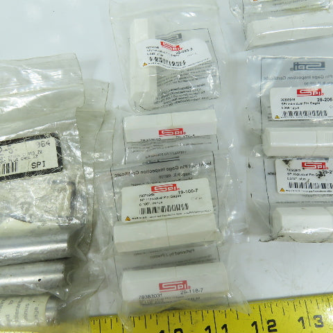 SPI 29-118-7 Class ZZ Individual Pin Gage 0.212"+, 0.100"- ETC. Misc. Lot Of 15