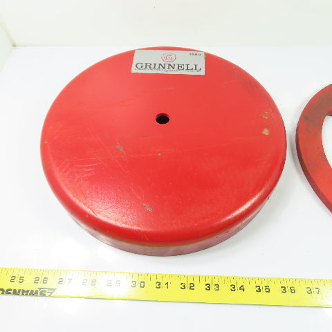 Grinnell 1980 Fire Protection Mechanical Water Motor Gong Bell W/ Internal Wheel